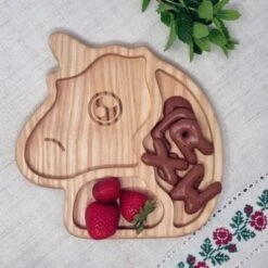 LELEKKA® Kinder Holzteller My Unicorn Aus Naturbelassenem Eschenholz -Baby Lieferungen Geschäft 23262131 03