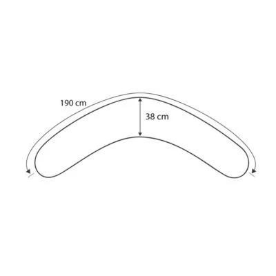 Theraline Stillkissen Dinkelspreufüllung 190 Cm 6 Theraline Stillkissen Dinkelspreufüllung 190 Cm – Bild 4