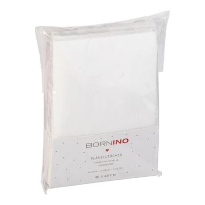 BORNINO 6er-Pack Flanelltücher 40x40 Cm 5 BORNINO 6er-Pack Flanelltücher 40x40 Cm – Bild 3