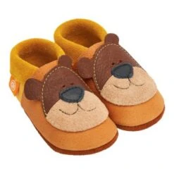 Orangenkinder Krabbel- Und Hausschuhe Bär