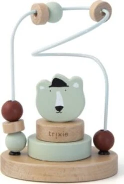 Trixie Holz Motorikschleife Mr. Polar Bear