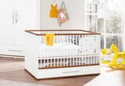 Pinolino Kinderbett TUULA, Nussbaum/Weiß, 140 X 70 Cm -Baby Lieferungen Geschäft 2416435 04