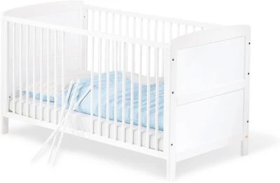 Pinolino Kinderzimmer 2-tlg. VIKTORIA Groß - Kinderbett & Wickelkommode, Weiß 5 Pinolino Kinderzimmer 2-tlg. VIKTORIA Groß - Kinderbett & Wickelkommode, Weiß – Bild 3