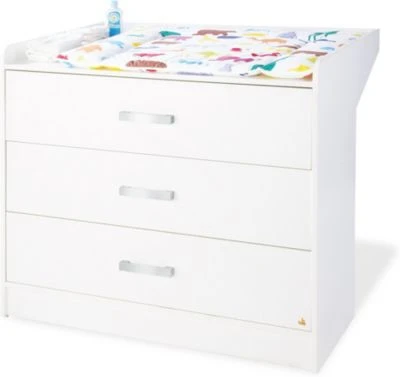 Pinolino Kinderzimmer 2-tlg. VIKTORIA Groß - Kinderbett & Wickelkommode, Weiß 7 Pinolino Kinderzimmer 2-tlg. VIKTORIA Groß - Kinderbett & Wickelkommode, Weiß – Bild 5