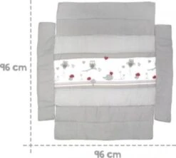 Roba Universal-Laufgittereinlage Adam & Eule Grau, Laufstalleinlage Für Laufgitter 75 X 100 Bis 100 X 100 Cm -Baby Lieferungen Geschäft 24200826 03