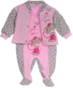La Bortini Baby Set Strampler Und Hemdchen Strampler Für Mädchen