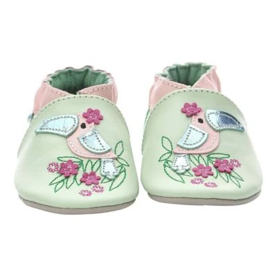 ROBEEZ Krabbel- Und Hausschuhe Vogel 3 ROBEEZ Krabbel- Und Hausschuhe Vogel
