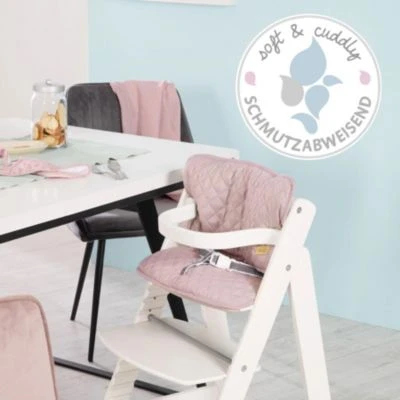 Sitzverkleinerer 2-teilig Roba Style Rosa, Hochstuhleinlage/ Sitzkissen Für Treppenhochstuhl Sit Up/Grow Up 7 Sitzverkleinerer 2-teilig Roba Style Rosa, Hochstuhleinlage/ Sitzkissen Für Treppenhochstuhl Sit Up/Grow Up – Bild 5