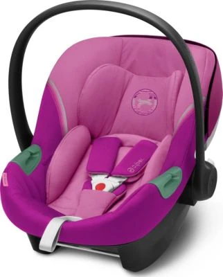 CYBEX Babyschale Aton S2 I-Size, Magnolia Pink | Purple