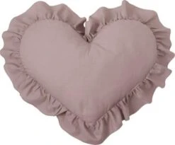 Nordville Kissen Herz Zum Schlafen, Kuscheln Und Spielen (Puderrosa)