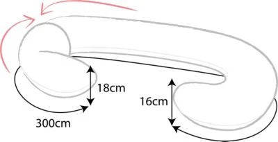 Motherhood Still- Und Lagerungskissen Sleepy-C Inkl. Abnehmbarem Bezug, Ergonomisch - Leo Blau 6 Motherhood Still- Und Lagerungskissen Sleepy-C Inkl. Abnehmbarem Bezug, Ergonomisch - Leo Blau – Bild 4