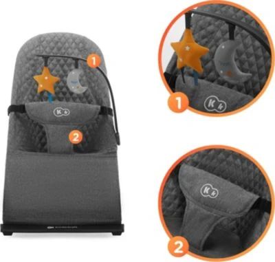 Kinderkraft Babyliege MIMI, Rosa 8 Kinderkraft Babyliege MIMI, Rosa – Bild 6