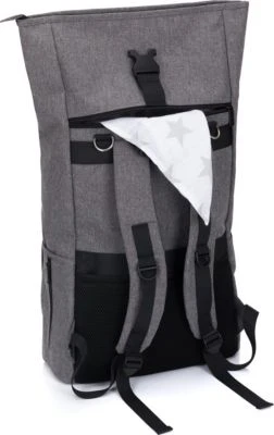 Fillikid Wickelrucksack Tokio Grau Melange 4 Fillikid Wickelrucksack Tokio Grau Melange – Bild 2