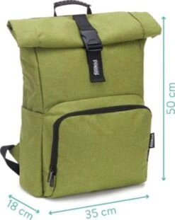 Fillikid Wickelrucksack Tokio Kiwi Melange -Baby Lieferungen Geschäft 25046932 06