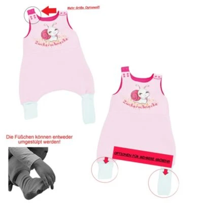 Babybogi Baby Schlafsack Mit Beinen 2,5TOG Gefüttert Strampelsack Für Mädchen 4 Babybogi Baby Schlafsack Mit Beinen 2,5TOG Gefüttert Strampelsack Für Mädchen – Bild 2