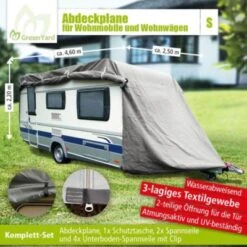 GreenYard Wohnwagen Abdeckplane Größe S 460 X 250 X 220 Cm -Baby Lieferungen Geschäft 25980283 03