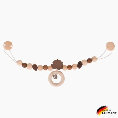 HEIMESS Kinderwagenkette Igel, Natur 4 HEIMESS Kinderwagenkette Igel, Natur – Bild 2