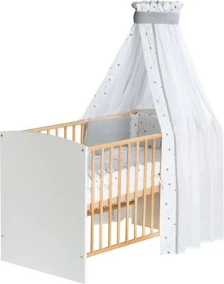 Schardt Komplettbett Classic Gold, Sternchen Grau, 60 X 120 Cm 3 Schardt Komplettbett Classic Gold, Sternchen Grau, 60 X 120 Cm