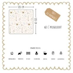 Mama Poppins Germany Premium Musselin Decke Mit "Glückskind" Schriftzug 120x120 Cm 7 Mama Poppins Germany Premium Musselin Decke Mit "Glückskind" Schriftzug 120x120 Cm -Baby Lieferungen Geschäft 26335449 03