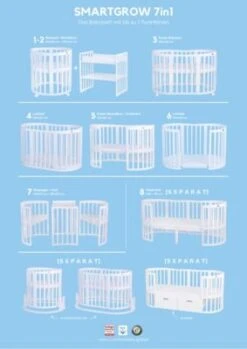 ComfortBaby® Babybett SmartGrow 7 In 1 Onesize -Baby Lieferungen Geschäft 26454202 05
