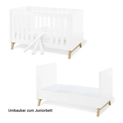 LOMADO® Babyzimmer Kombination RIJEKA-134 In Weiß Edelmatt 7 LOMADO® Babyzimmer Kombination RIJEKA-134 In Weiß Edelmatt – Bild 5