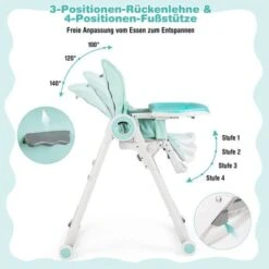 COSTWAY® Hochstuhl Schnelle Montage & Faltbar Verstellbar 10 COSTWAY® Hochstuhl Schnelle Montage & Faltbar Verstellbar -Baby Lieferungen Geschäft 26574453 03