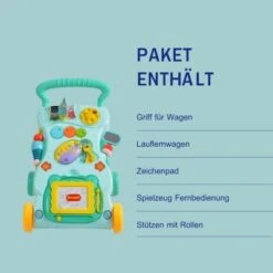 Coemo Spiel- Und Lauflernwagen Nancy Interaktives Spielbrett Motorikspielzeug -Baby Lieferungen Geschäft 27531495 05