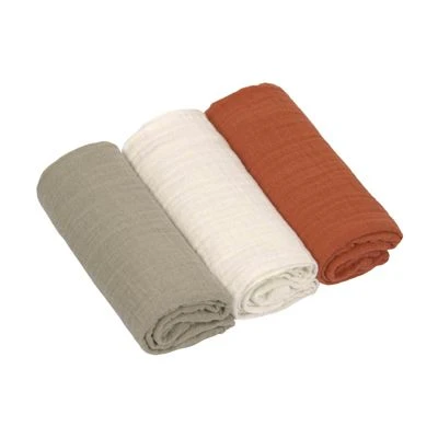 LÄSSIG Lässig Little Forest Mulltücher Gemischtes 9er Set Stilltücher 3 LÄSSIG Lässig Little Forest Mulltücher Gemischtes 9er Set Stilltücher – Bild 2