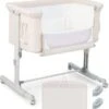 COSTWAY® Beistellbett Babywiege Inkl. Matratze Reisebett Höhenverstellbar