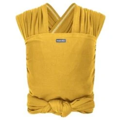 Hoppediz Elastisches Babytragetuch Neugeborenen Tragetuch Curry