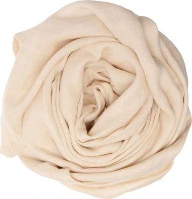 Liliput Großes Musselintuch In Beige Aus 70 % Bambus Viskose Und 30 % Baumwolle, 120x120cm 4 Liliput Großes Musselintuch In Beige Aus 70 % Bambus Viskose Und 30 % Baumwolle, 120x120cm – Bild 2