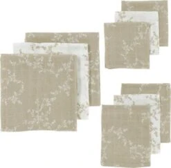 Meyco Musselin Starterset 9-Pack Branches Sand