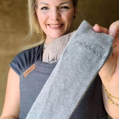 Hoppediz Beinstulpen Bio-Babystulpen Stone 3 Hoppediz Beinstulpen Bio-Babystulpen Stone