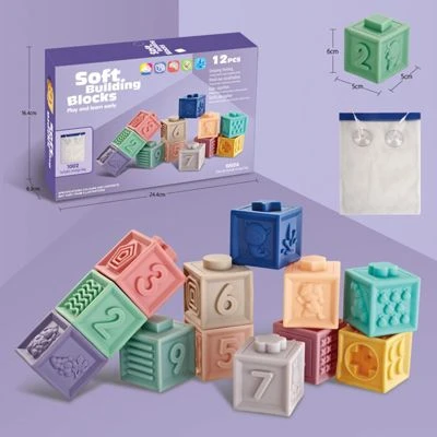 Epik Lernspielzeug Für Kleinkinder Zum Stapeln Von Bausteinen 3D-Tierspielzeug 3 Epik Lernspielzeug Für Kleinkinder Zum Stapeln Von Bausteinen 3D-Tierspielzeug