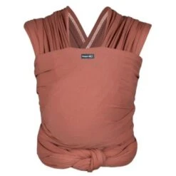 Hoppediz Elastisches Babytragetuch Neugeborenen Tragetuch Kupfer