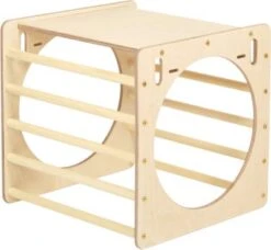 KateHaa Kletterwürfel Mit Kletterwand Aus Holz - Natur -Baby Lieferungen Geschäft 29353984 03