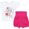TupTam Baby Mädchen Sommer Bekleidung T-Shirt Shorts Set Für Mädchen