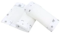 TupTam Nestchen Für Babybett Gitterstäbe 3D Mesh 2er Pack Für Kinder