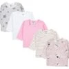 TupTam Baby Mädchen Langarmshirt 5er Set Für Mädchen