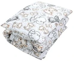 TupTam Kinder Bettdecken Set Gemustert Für Kinder