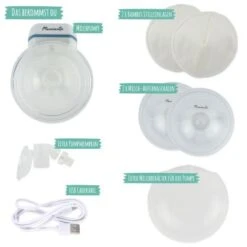Mammacita Elektrische Milchpumpe Inkl. Milchauffangschalen & Waschbaren Stilleinlagen Von Hebamme -Baby Lieferungen Geschäft 29464743 06