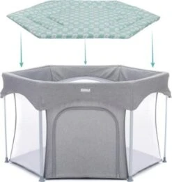 Fillikid Laufstalleinlage 6-eck, 125 Cm Durchmesser, Circles Mint -Baby Lieferungen Geschäft 29469133 04