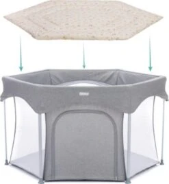 Fillikid Laufstalleinlage 6-eck, 125 Cm Durchmesser, Rainbow Beige -Baby Lieferungen Geschäft 29469136 04