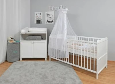 Urra Komplettbett 70 X 140 Cm, Little Dreamer, Kiefer Weiß 5 Urra Komplettbett 70 X 140 Cm, Little Dreamer, Kiefer Weiß – Bild 3