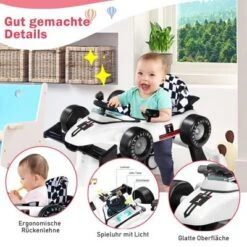 COSTWAY® Lauflernwagen 4 In 1 Mit Musikbox & Licht -Baby Lieferungen Geschäft 29547804 03