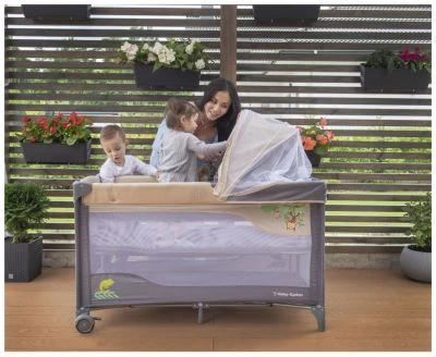 Moby System 2-in-1 Reisebett Huxley, Faltbares Kinderbett Für Unterwegs 6 Moby System 2-in-1 Reisebett Huxley, Faltbares Kinderbett Für Unterwegs – Bild 4