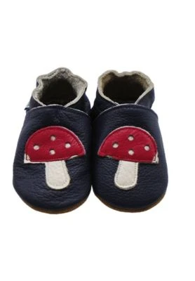 Mejale Baby Krabbelschuhe Pilz Dunkelblau 3 Mejale Baby Krabbelschuhe Pilz Dunkelblau