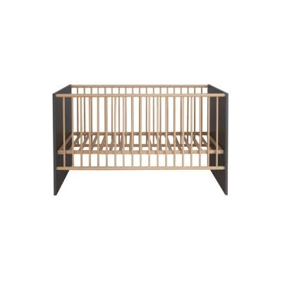 LOMADO® Babybett Set 3-fach Höhenverstellbar Mit Fronten In Weiß, Graphit Und Bianco Buche Nb. + Wahlweise Blau Oder Rosa MANISA-19 6 LOMADO® Babybett Set 3-fach Höhenverstellbar Mit Fronten In Weiß, Graphit Und Bianco Buche Nb. + Wahlweise Blau Oder Rosa MANISA-19 – Bild 4