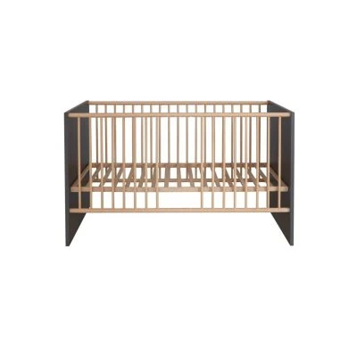 LOMADO® Babybett Set 3-fach Höhenverstellbar Mit Fronten In Weiß, Graphit Und Bianco Buche Nb. + Wahlweise Blau Oder Rosa MANISA-19 7 LOMADO® Babybett Set 3-fach Höhenverstellbar Mit Fronten In Weiß, Graphit Und Bianco Buche Nb. + Wahlweise Blau Oder Rosa MANISA-19 – Bild 5