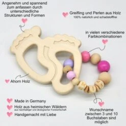 GlücksWunder Greifling Aus Ahorn Holz Handgemacht Ein Liebevolles Geschenk Zur Geburt, Taufe, Babygeschenk Personalisiert Mit Name 10 GlücksWunder Greifling Aus Ahorn Holz Handgemacht Ein Liebevolles Geschenk Zur Geburt, Taufe, Babygeschenk Personalisiert Mit Name -Baby Lieferungen Geschäft 29968562 03